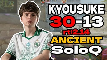 kyousuke (30-13) rt:2.14 SoloQ l EU FACEIT RANKED (ancient) | Jun 29, 2025 #cs2 #pov