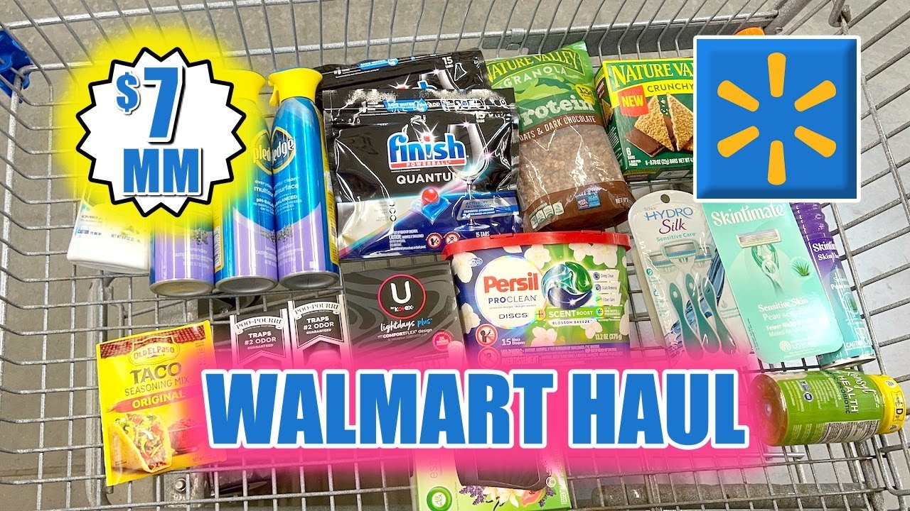$7 MM | No Paper Coupons Used | Walmart Haul | Shop with Sarah | 2/24
