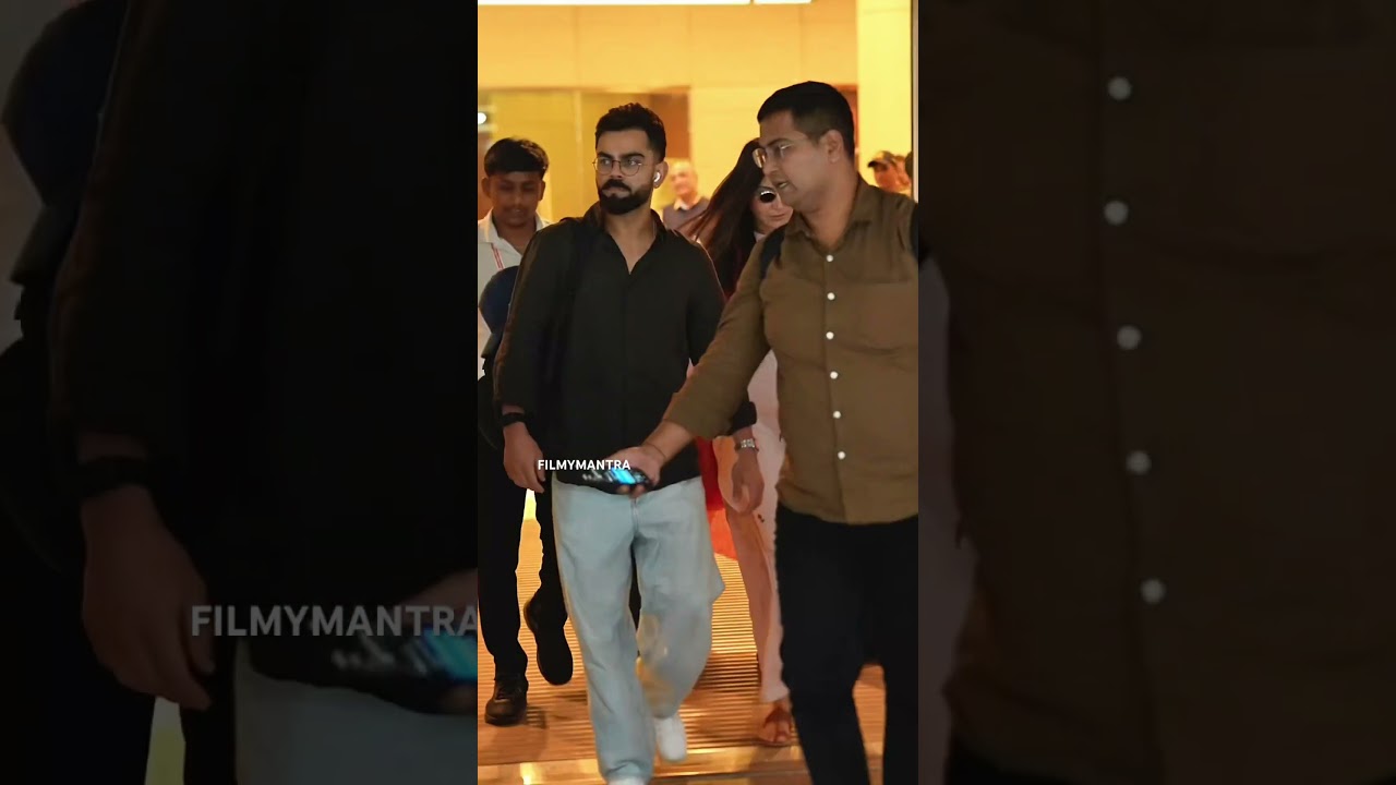 Virat Kohli & Anushka Sharma Serve Perfect Couple Goals at the Airport ✈️😍