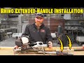 Installing the Extended Handle on the Rhino Multi-Pro Fence Post Driver