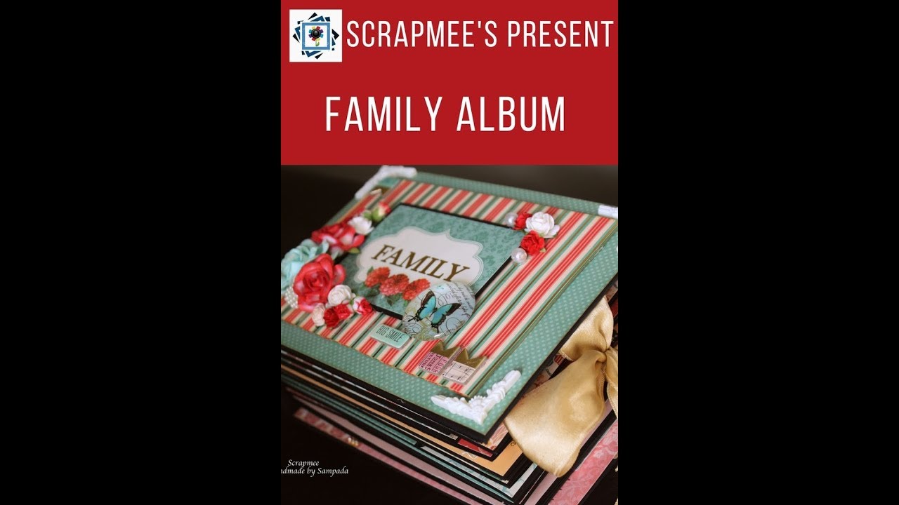 Family Mini Album using DCWV Coral Couture | Hadmade Scrapbook