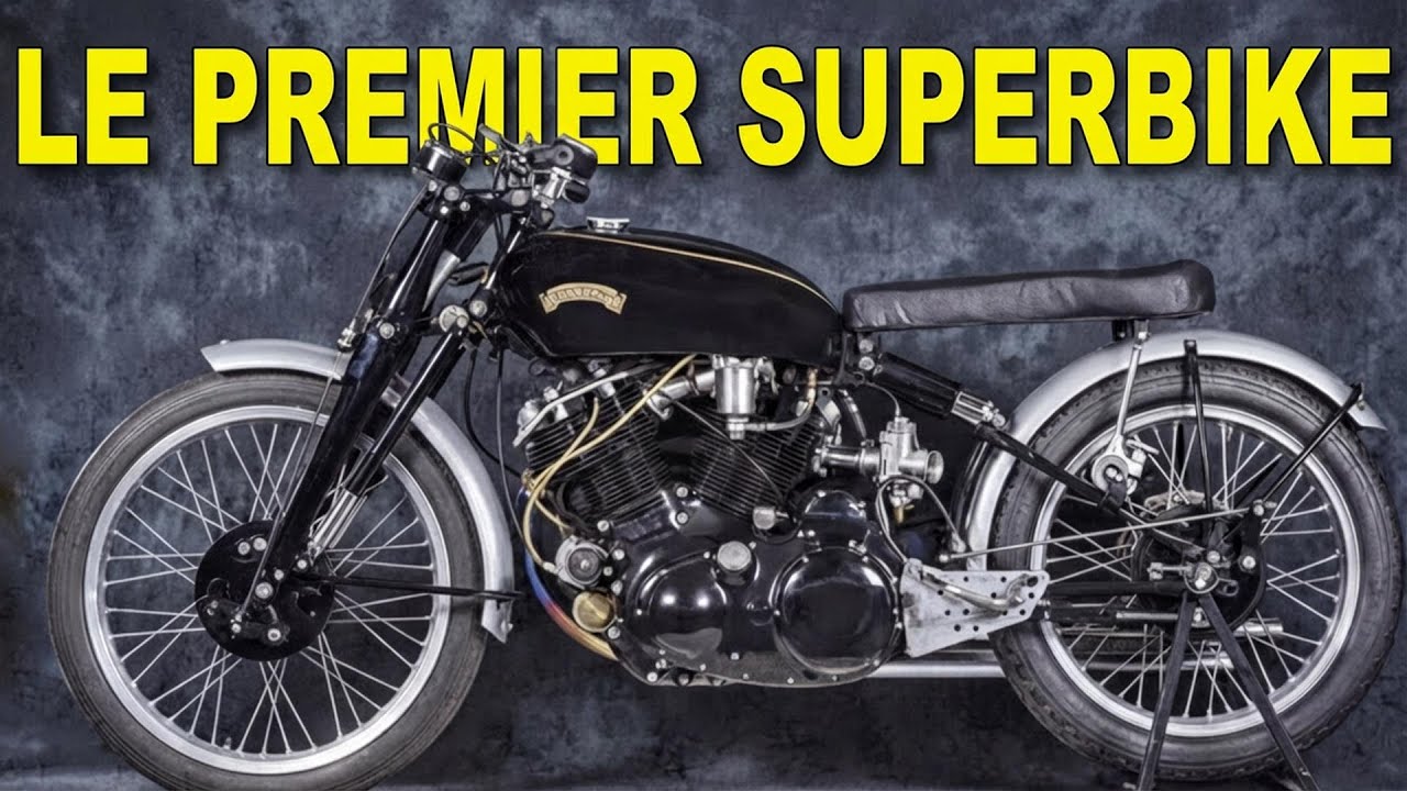 La toute première superbike du monde : Vincent Black Shadow et Black Lightning