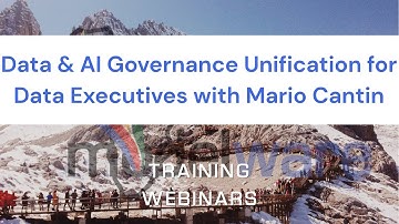 Data & AI Governance Unification for Data Executives with Mario Cantin
