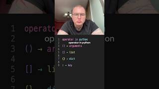 WTF IS DIS? operator in python
