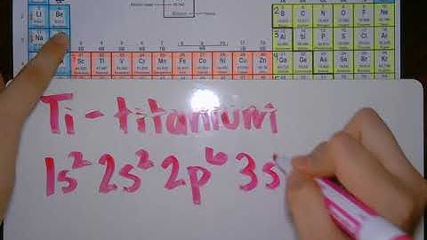 Electron Configuration - Titanium