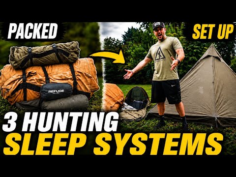 3 HUNTING SLEEP SYSTEMS I USE | WHICH ONE IS BEST?