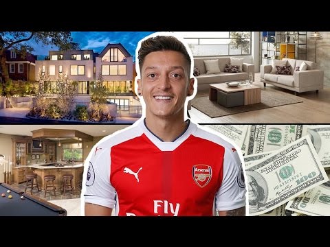 mesut ozil in muhtesem evi ingiltere londra youtube