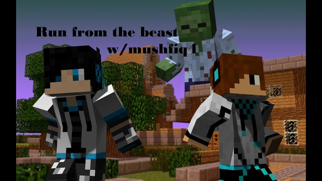 MINECRAFT MINIGAME: Run From the Beast w/mushfiq4