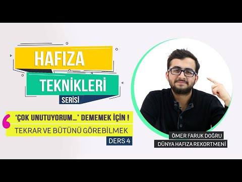 ARALIKLI TEKRAR DÜZENİ VE BÜTÜNCÜL ÇALIŞMA | KALICILIĞI EN ÇOK ARTIRAN HAFIZA TEKNİKLERİ (4.VİDEO)