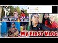 My first vlog friends support us  vicky creationbloging and travel