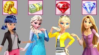 Epic Glow Up Rich Girl Transformation Elsa, Ladybug, Chloe & Rapunzel