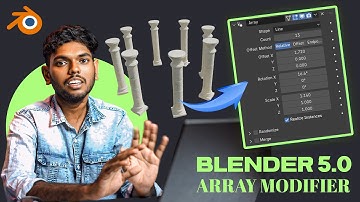 Blender Array Modifier Tutorial 🔥 Create Repeating Objects Easily | Beginner Guide
