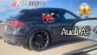 (BIG TURBO) AUDI A5 Vs RSQ8 WE HAD FUN !!!!! by Bruce Custom Motors 1,959 views 5 months ago 2 minutes, 1 second