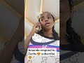 Amanda Respond To Zuchu Amanda Zuchu Challange Zuchu Song Amanda Subscribe