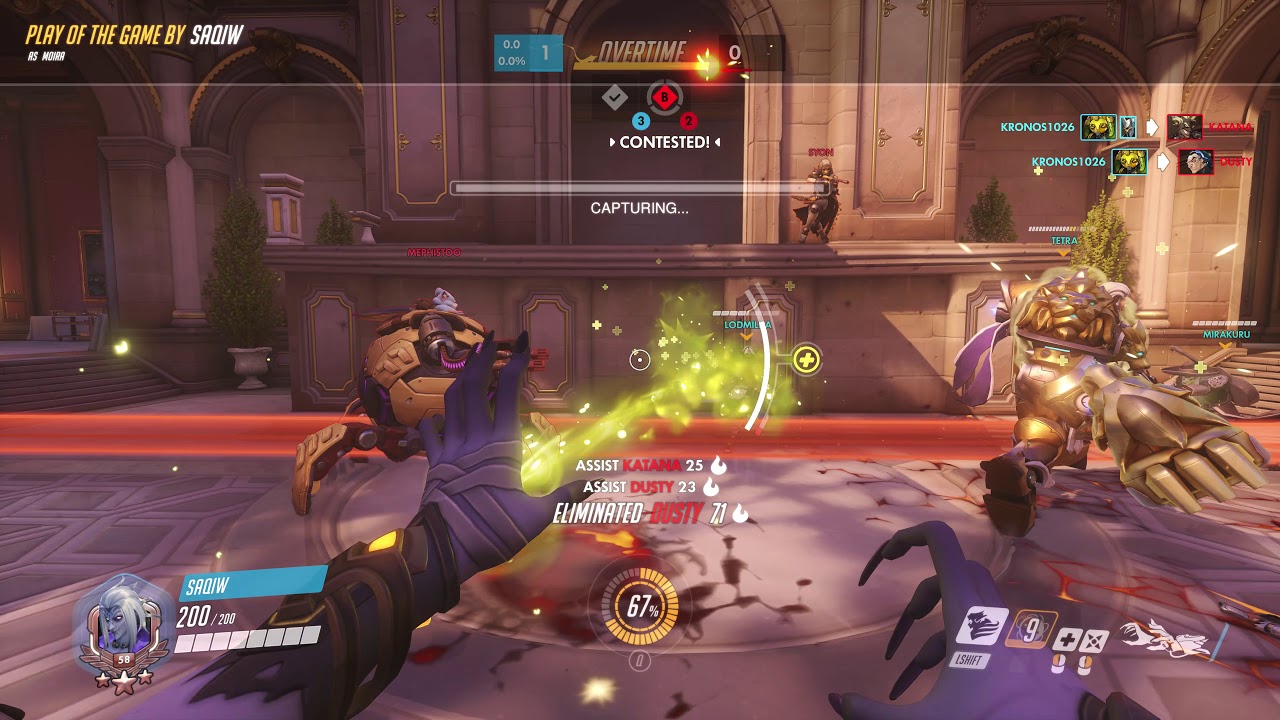 OverWatch Moira Play of the Game 4K - YouTube