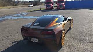 2016 Corvette on 24 inch Monoblock Forgiato's/w custom wrap!!