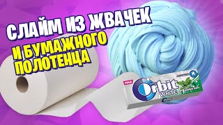 Делаем слайм из жвачки и бумажных полотенец /Новые рецепты слаймов Делаем слайм из жвачки и бумажных полотенец /Новые рецепты слаймов
