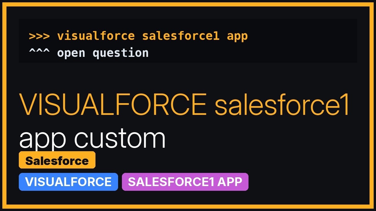 Salesforce: Visualforce error id value of incorrect type - YouTube