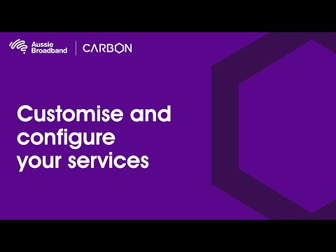 Carbon How-to: Customise and Configure Services