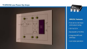 New This Week at Mouser Electronics – Texas Instruments OPA316 Low-Power CMOS Operational Amplifier