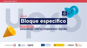 [Upro] Ya puedes acceder a la parte específica del Programa Formativo en Competencias Digitales