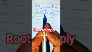 Root Multiply Magic! 😱 (Root का गुणा: सिर्फ 2 सेकंड में! 🔥 अब Root से डर नहीं लगेगा! #Math#viral