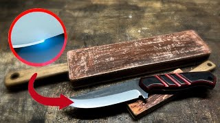 Making Leather Strop (Razor Sharp Edge With This Simple Tool)