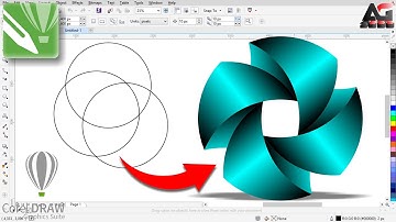 Create a 3D Circle Design in CorelDraw