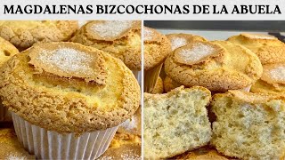 MAGDALENAS 🧁BIZCOCHONAS DE LA ABUELA 👵 !!