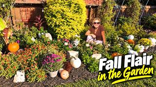 Adding Colorful Fall Flair into My Carolina Garden | New Flowers, Pumpkins & Garden Decor