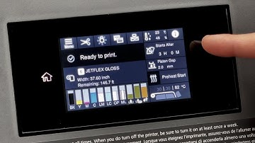 SureColor R5070L I Navigating the Control Panel