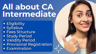 All about CA Intermediate | Direct entry and Provisional Registration in CA Inter | @azfarKhan