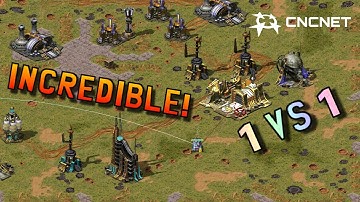 Incredible 1 vs 1 Game in Super Crates map online multiplayer Red Alert 2 Gameplay Yuri