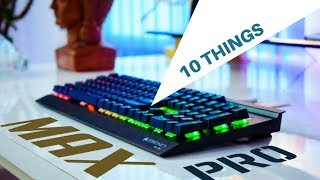 ZEBRONICS MAX PRO|TOP GAMING KEYBOARD|MECHANICAL KEYBOARD|FULL RGB|2018