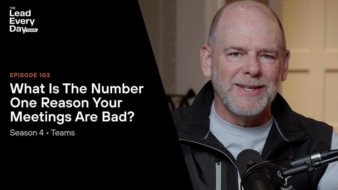 What is the number one reason your meetings are bad? - YouTube