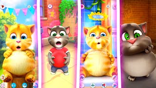 Talking Tom 2016 vs 2026 | Talking Ginger & Ginger 2 Copy Old & New Tom Moves! Funny Gameplay!