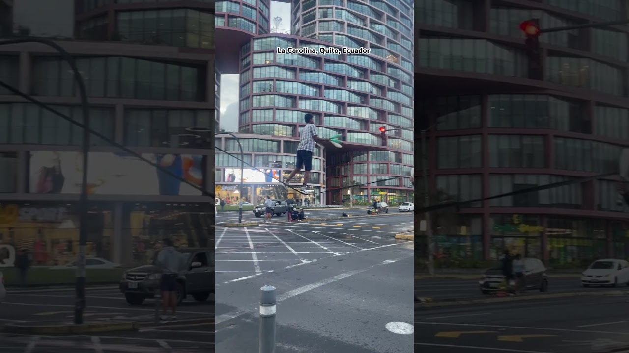Quito, Ecuador Street performer, feeling amazed 🤩