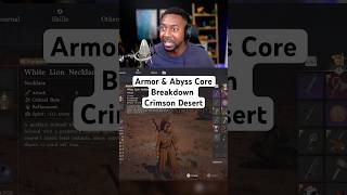 Armor &amp; Abyss Core Breakdown Crimson Desert