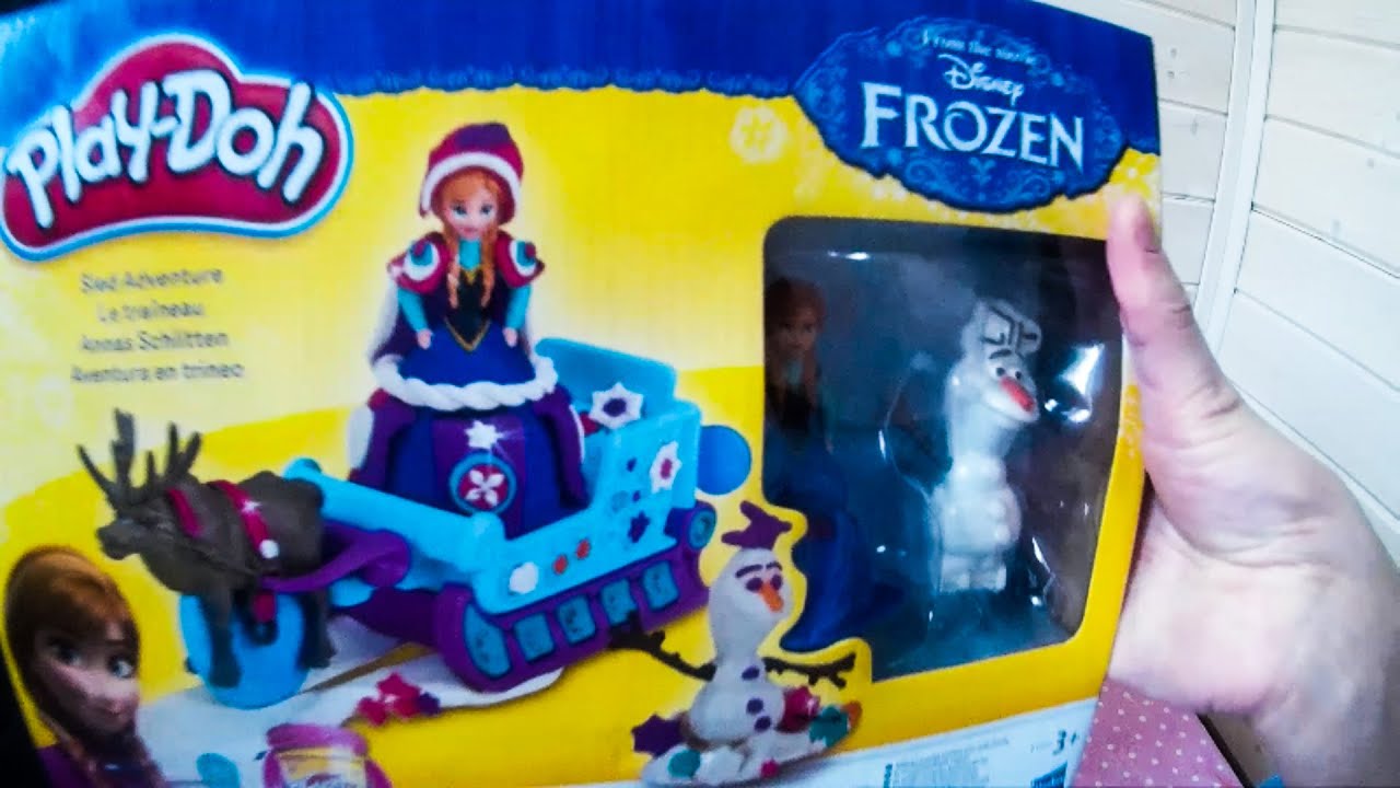 Супер новинка!!!  лепим Плей до Холодное сердце!Super new!Play-Doh Frozen!