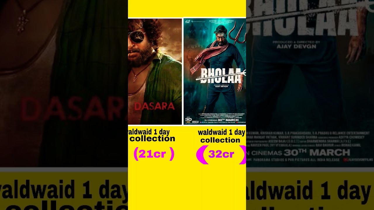 bhola vs dasara box office collection🔥 
