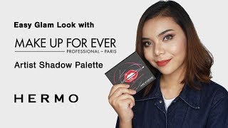 Easy Glam Look with Make Up For Ever Artist Shadow Palette | HERMO screenshot 5