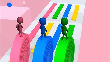 LAYERS ROLL 🟢🔵🟡 All Levels Gameplay Walkthrough Android, iOS v.01