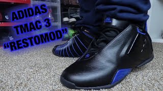 ADIDAS “TMAC 3” BLACK AND ROYAL BLUE ON FEET & UNBOXING