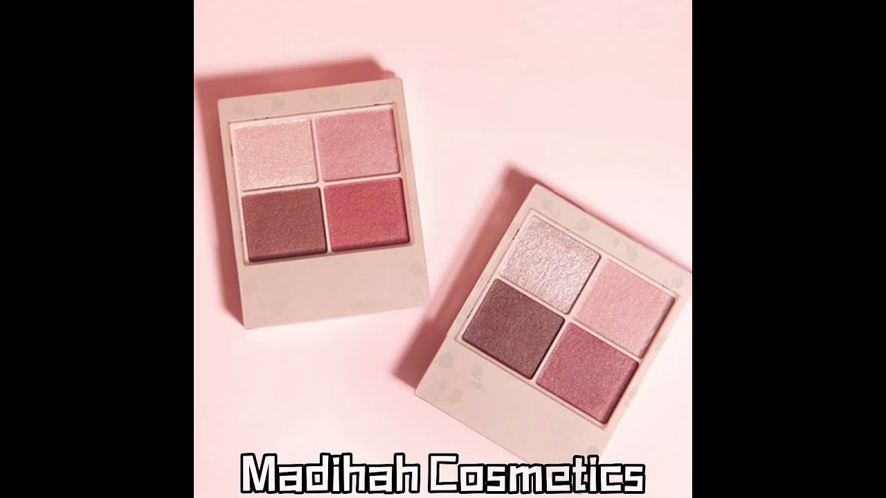 China Madihah Private Label Glitters Eyeshadow Palette High Quality Matte Vegan EyeShadow Factory