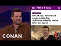 Jim Jefferies Did Not Die In A Car Crash In Malta | CONAN on TBS