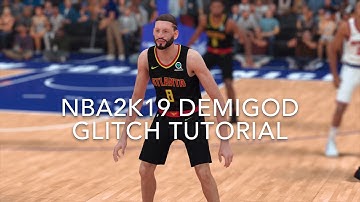 NBA2K19 DEMIGOD GLITCH TUTORIAL (ALL 99 STATS AND HOF BADGES)