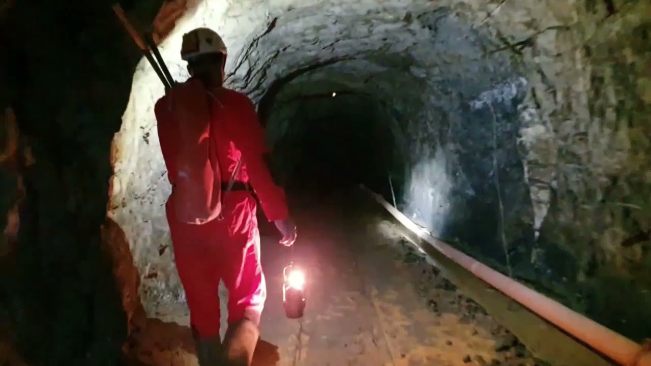 Lavreotiki in the depths of mine 80 and an ancient mine