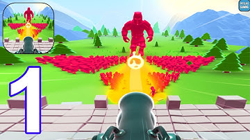 Crowd Defense - Gameplay Walkthrough Part 1 - Tutorial (Android, iOS)