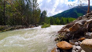 Mountain River Sound, only Water Sounds, no music, no birds