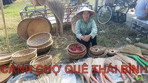 Thái bình quê lúa//Đi chợ  vùng quê lúa Thái Bình P1